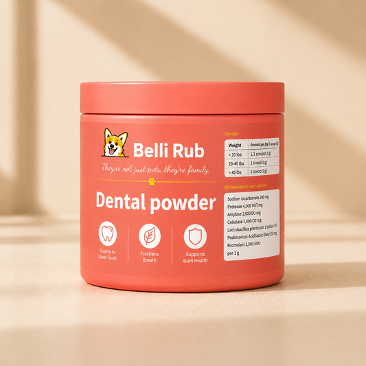 Advanced dog dental powder