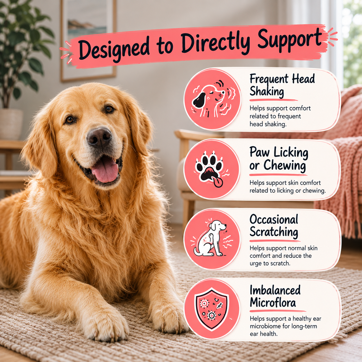 Allergy & Immune Chews - dog probiotics for seasonal allergies
