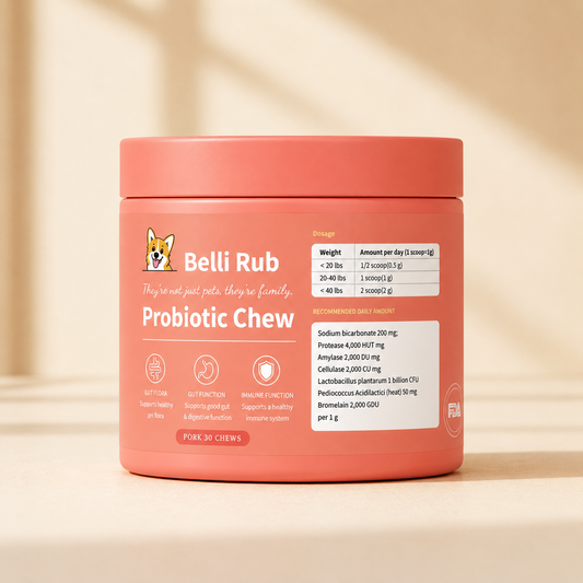 Probiotics for dogs – soft chews for gut & digestive health