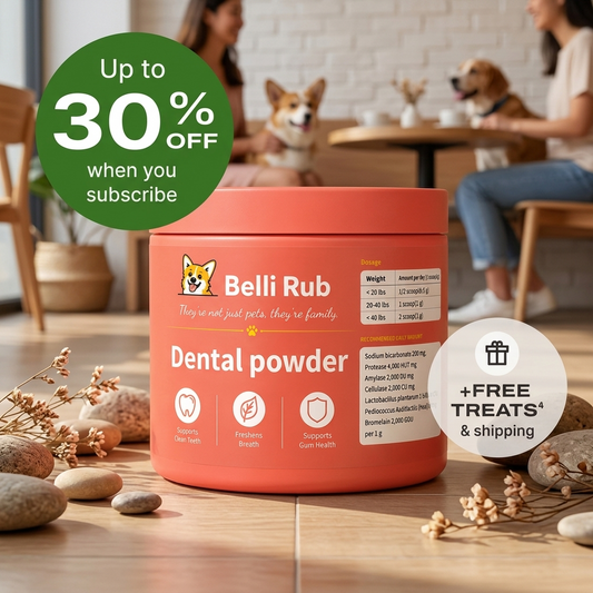 Advanced dog dental powder