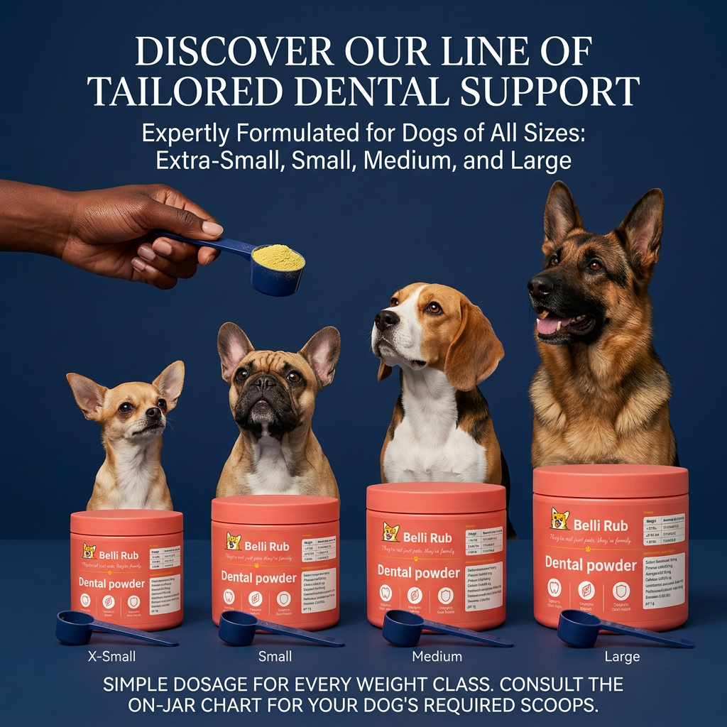 Advanced dog dental powder