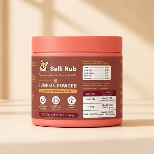 Pumpkin powder blend for dogs – digestive support supplement