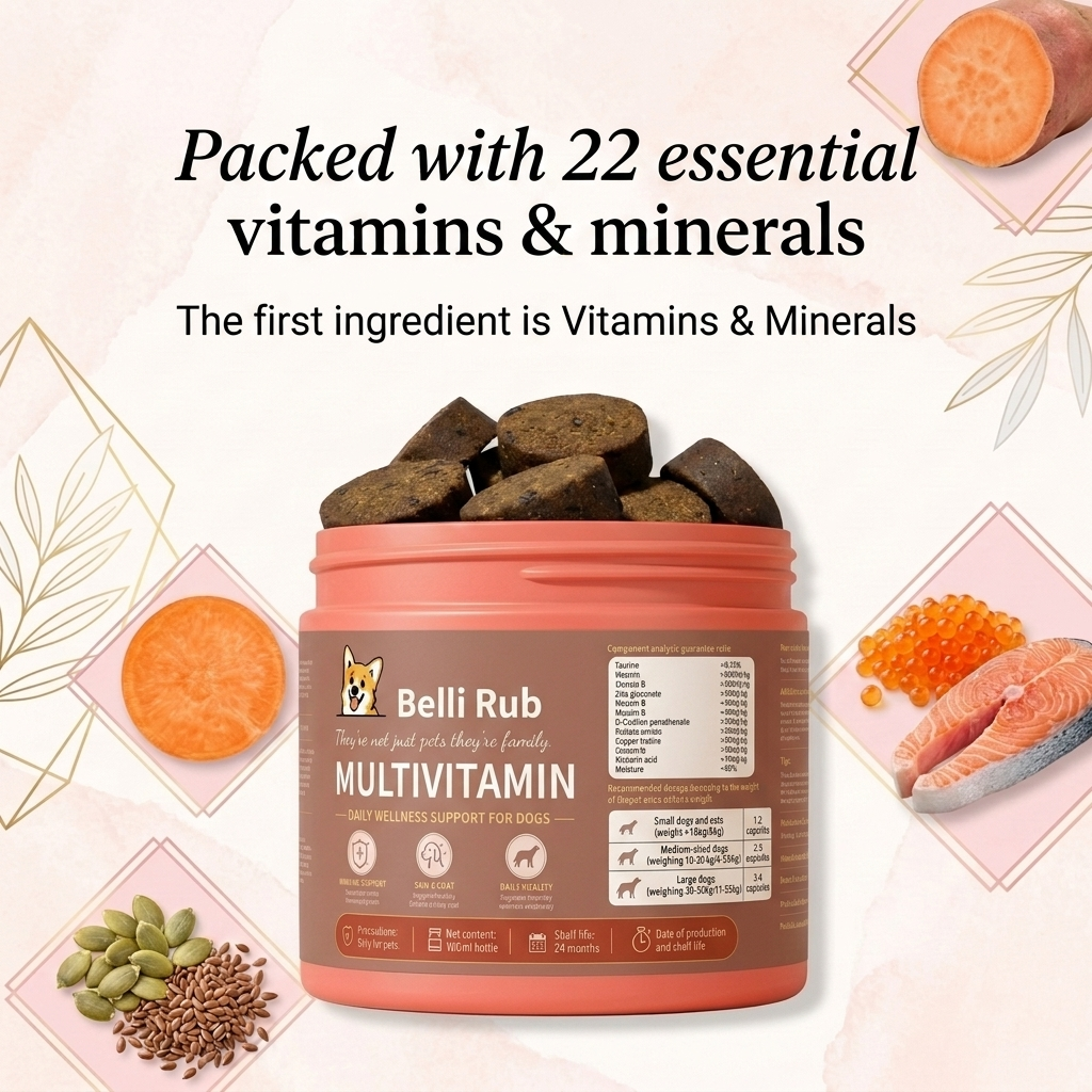 Dog multivitamin – daily vitamin supplement for dog health