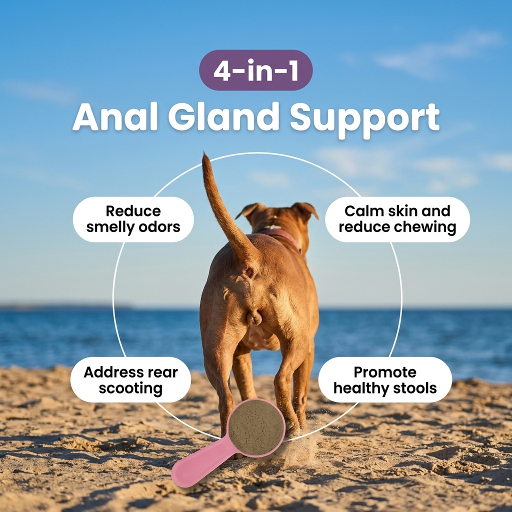 Anal gland supplement for dogs – probiotic anal gland support
