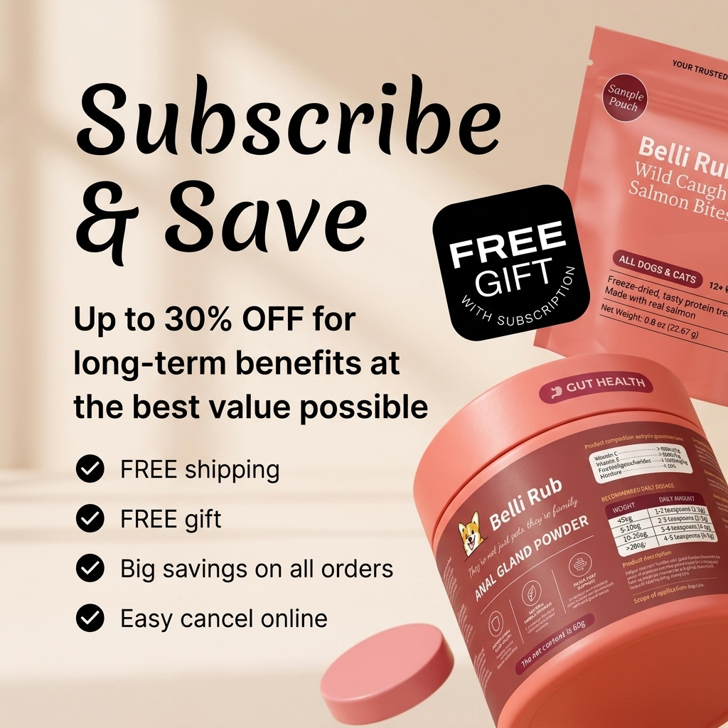 Anal gland supplement for dogs – probiotic anal gland support