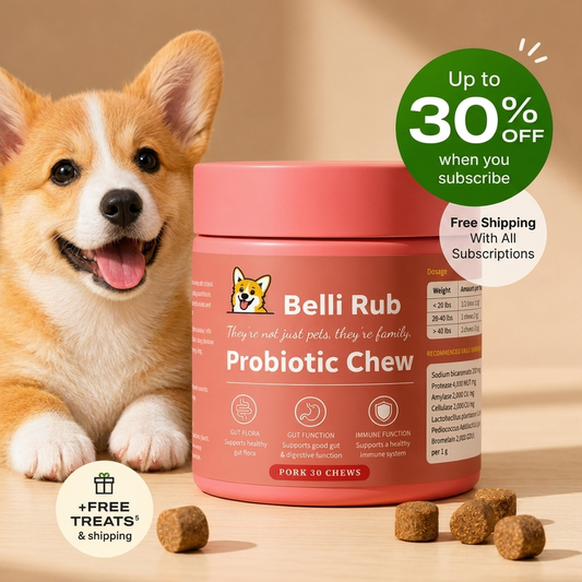 Probiotics for dogs – soft chews for gut & digestive health